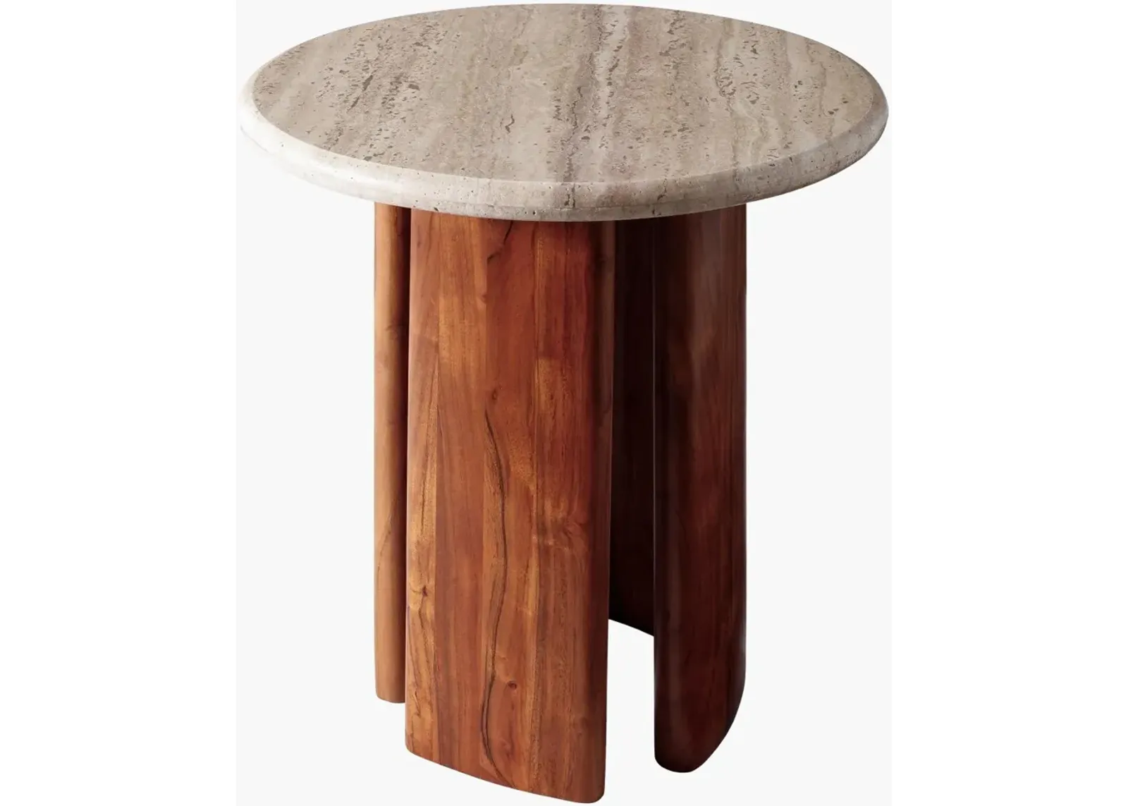 Abacus Marble End Table