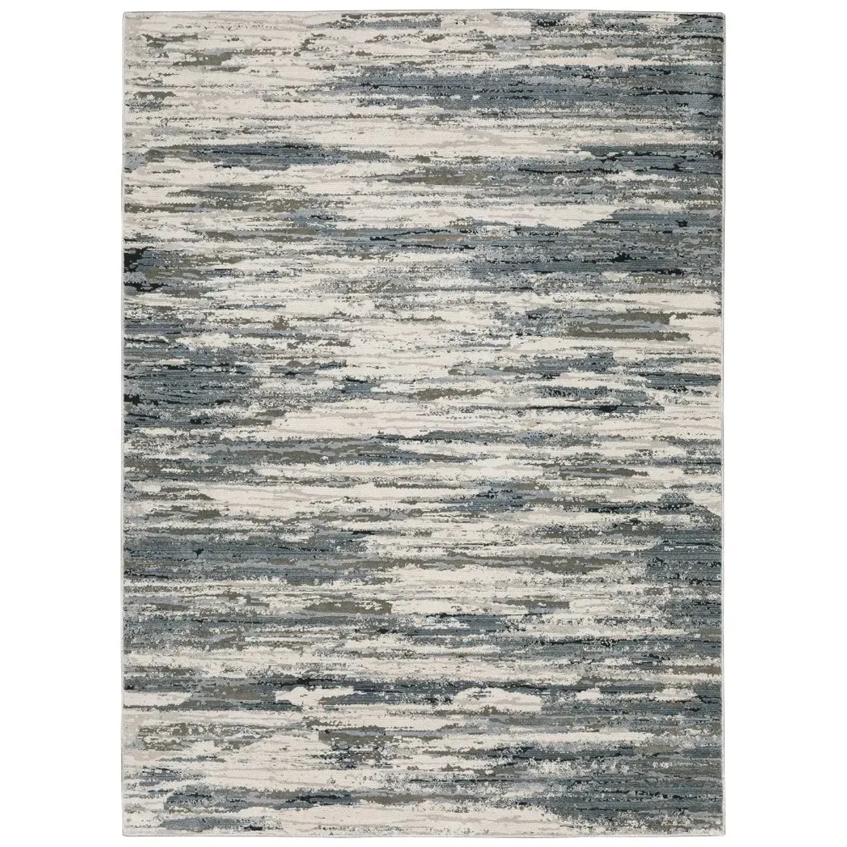 Caravan 5 x 8 Beige Blue Area Rug