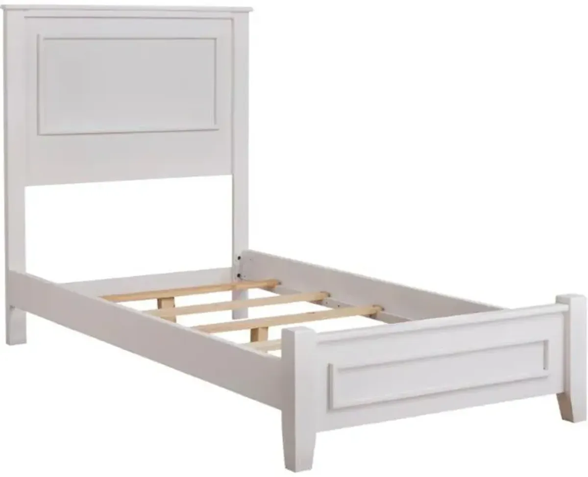 Pavilion White Twin Bed