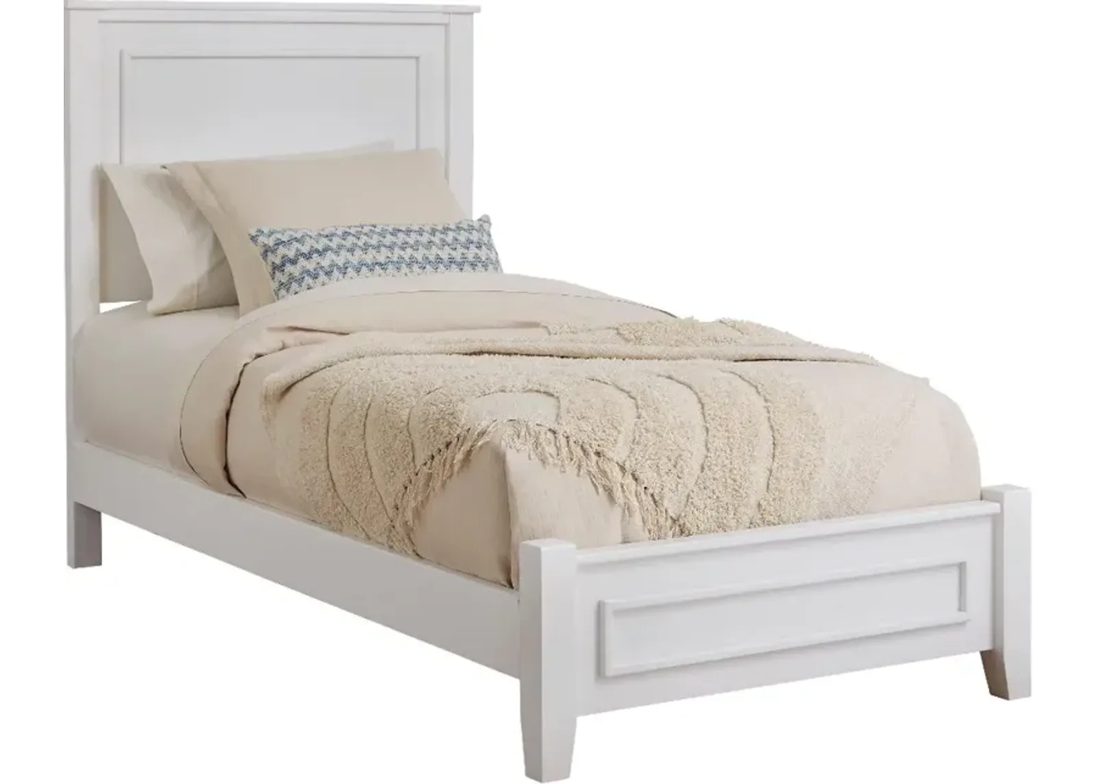 Pavilion White Twin Bed