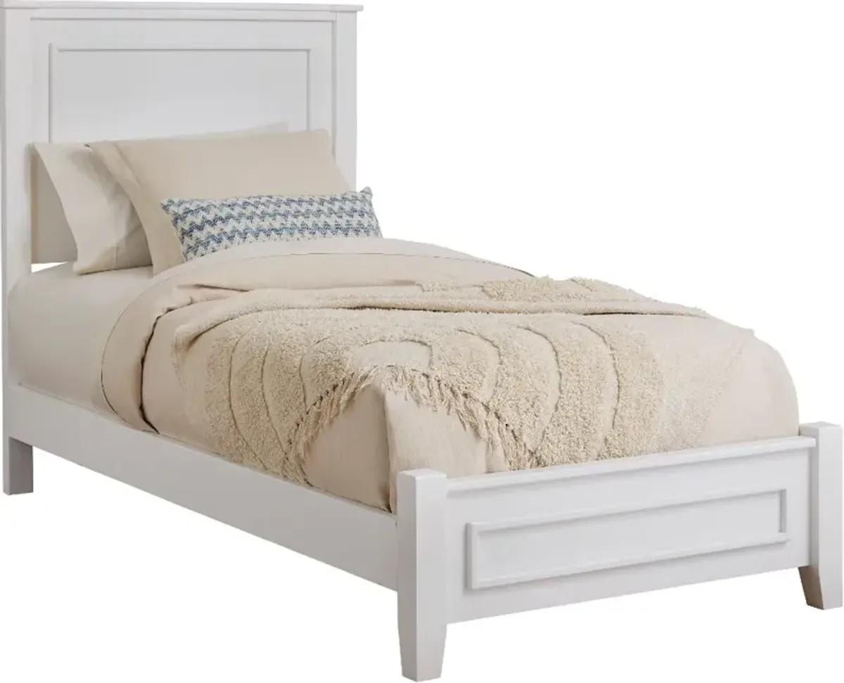 Pavilion White Twin Bed