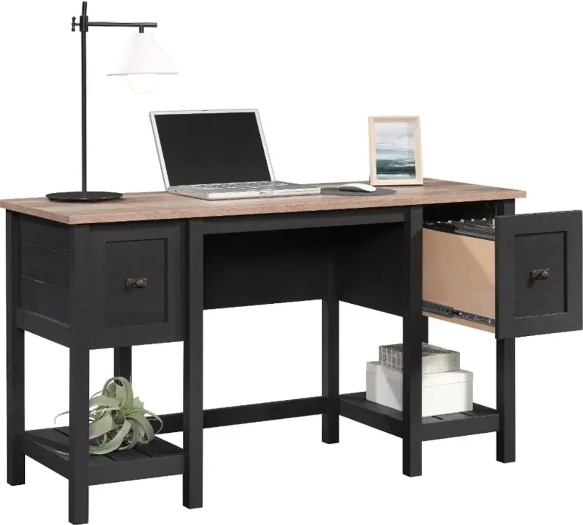 Raven Oak Black Student Desk