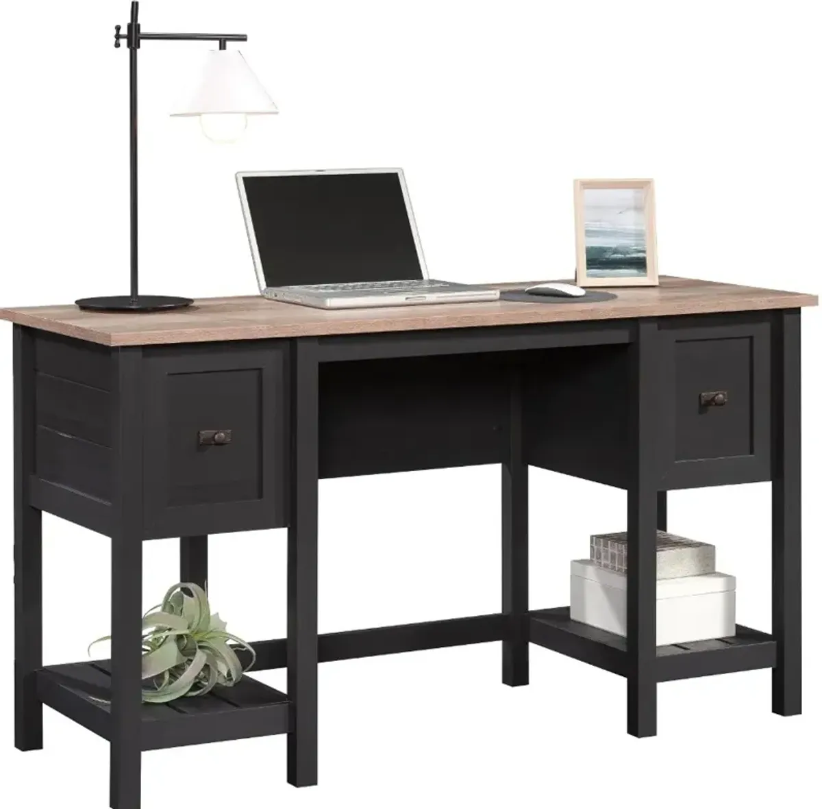 Raven Oak Black Student Desk