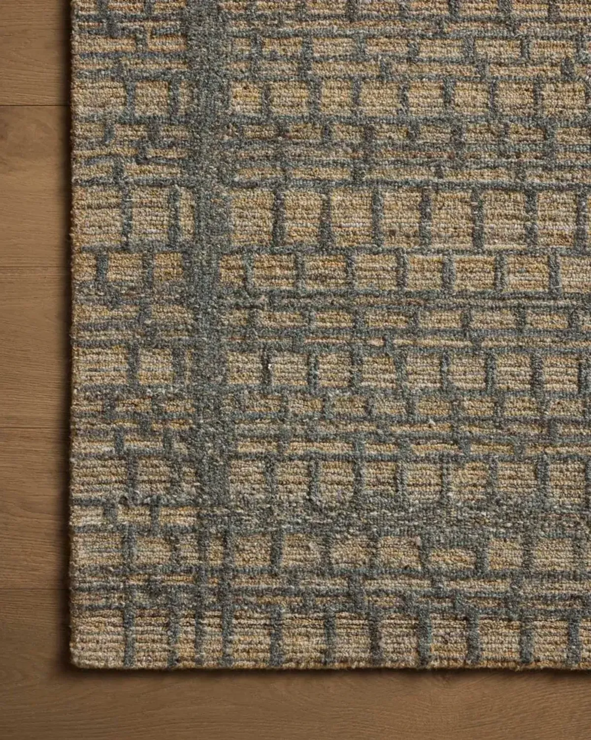 Elias 5 x 8 Wheat Charcoal Area Rug