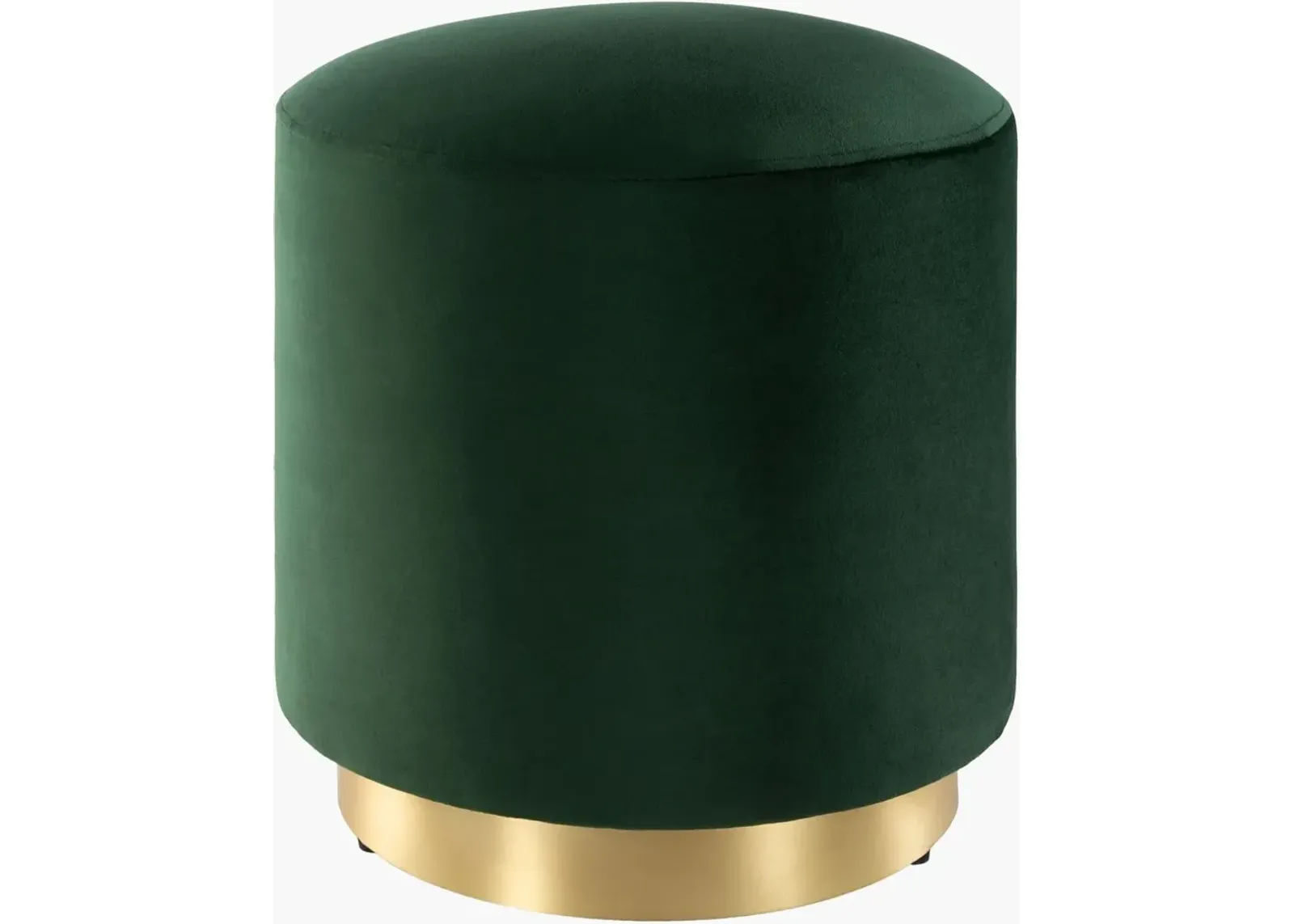 Roxeanne Green Velvet Ottoman