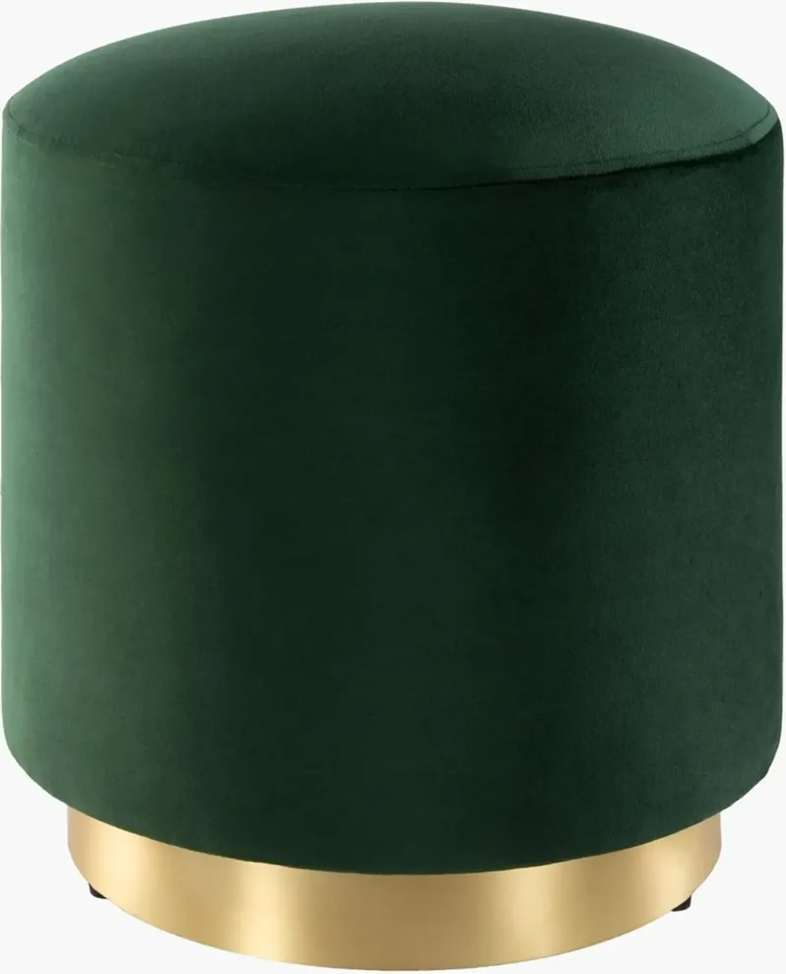 Roxeanne Green Velvet Ottoman