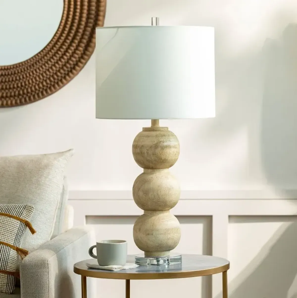 Algarve Carved Accent Table Lamp