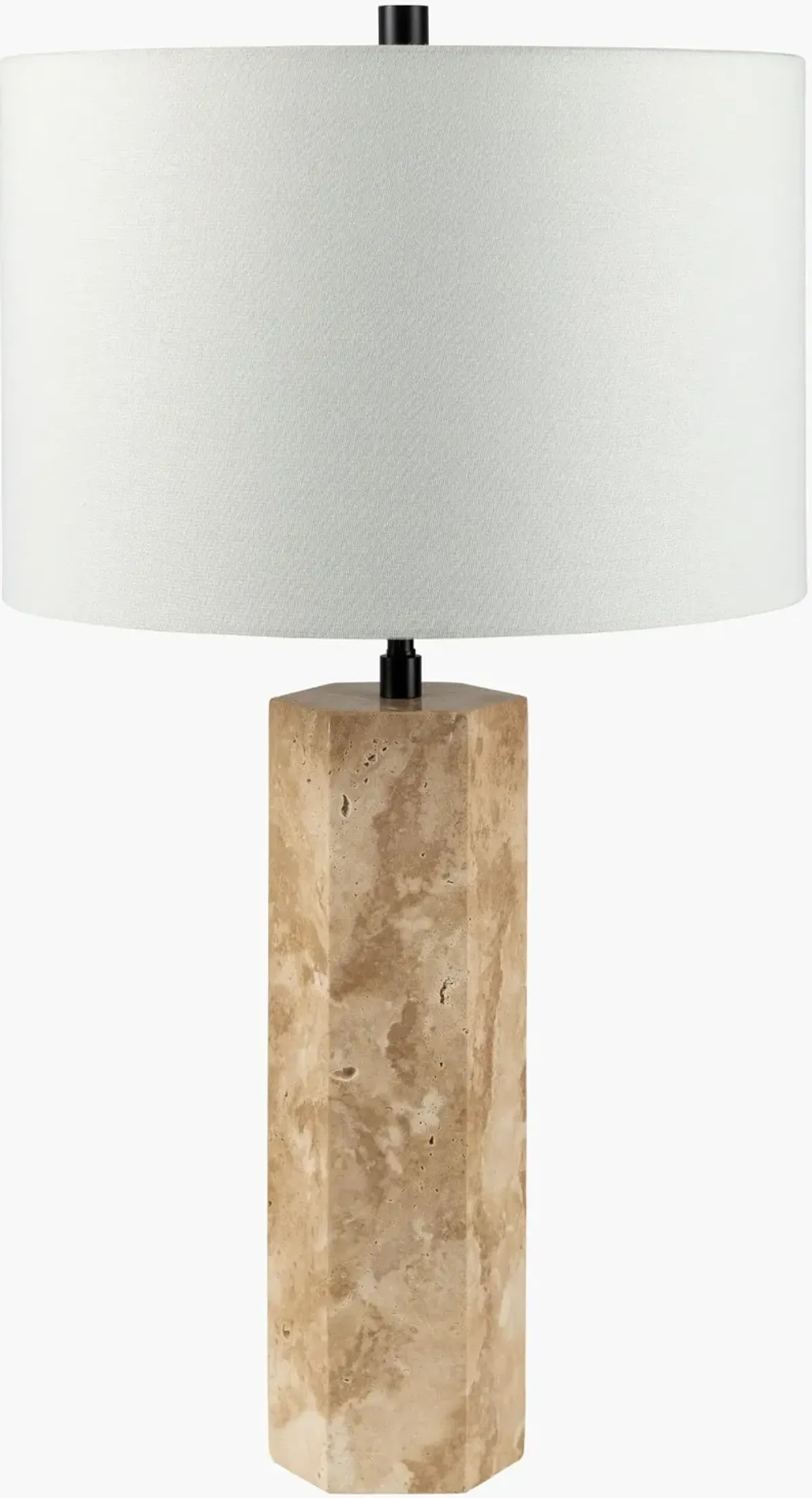 Aurembra Travertine Table Lamp