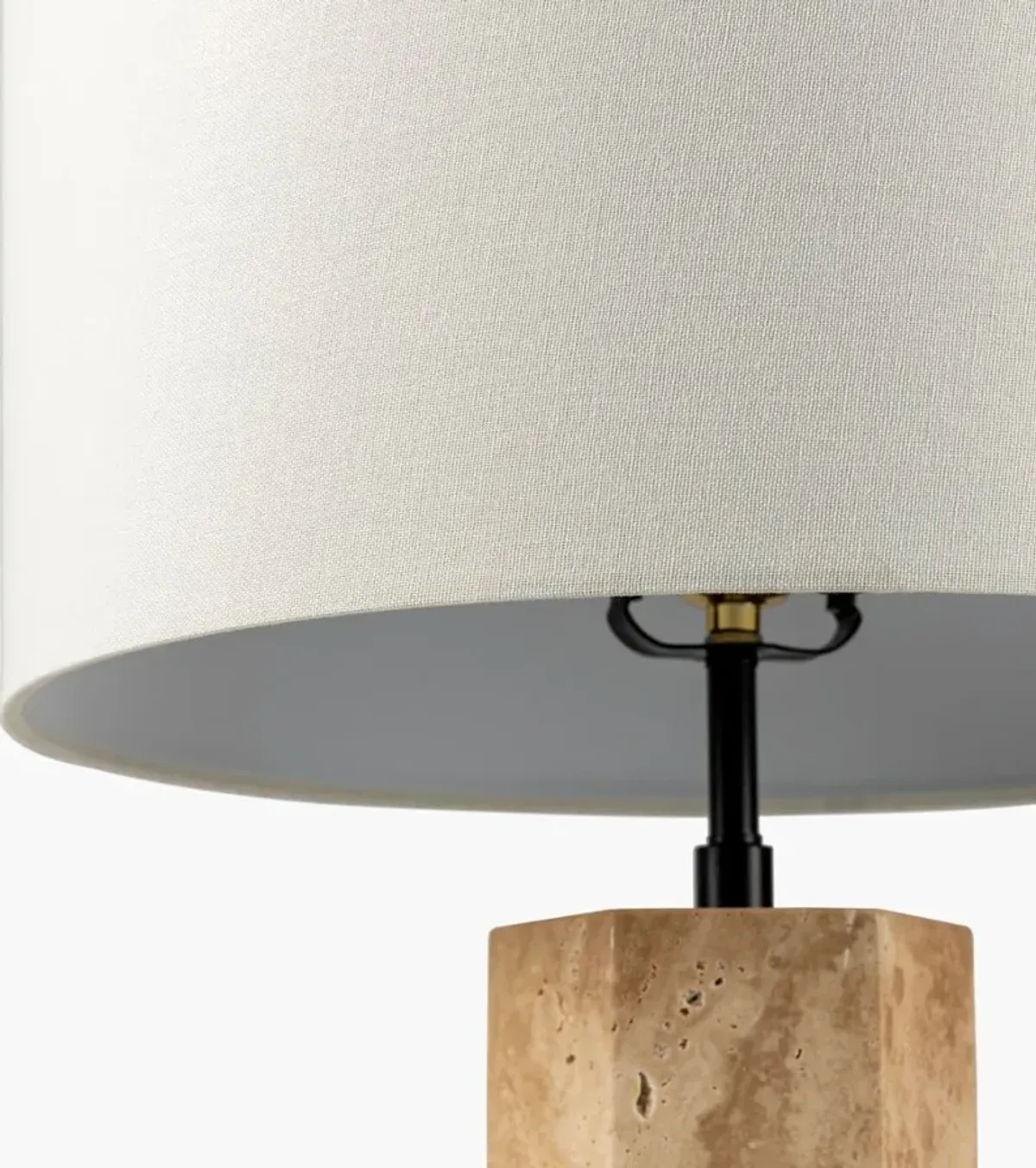 Aurembra Travertine Table Lamp