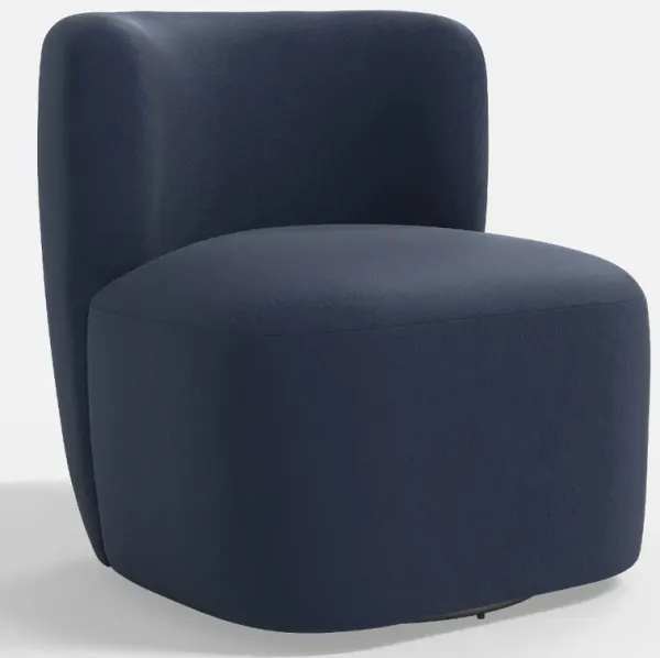 Neko Velvet Ink Swivel Chair
