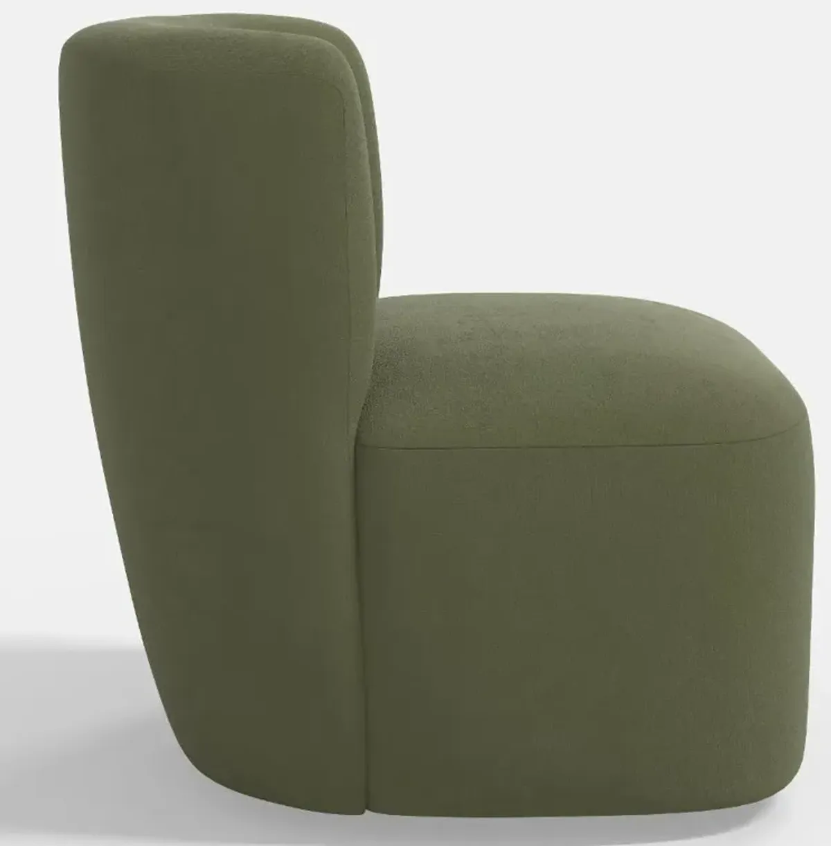 Neko Velvet Olive Swivel Chair