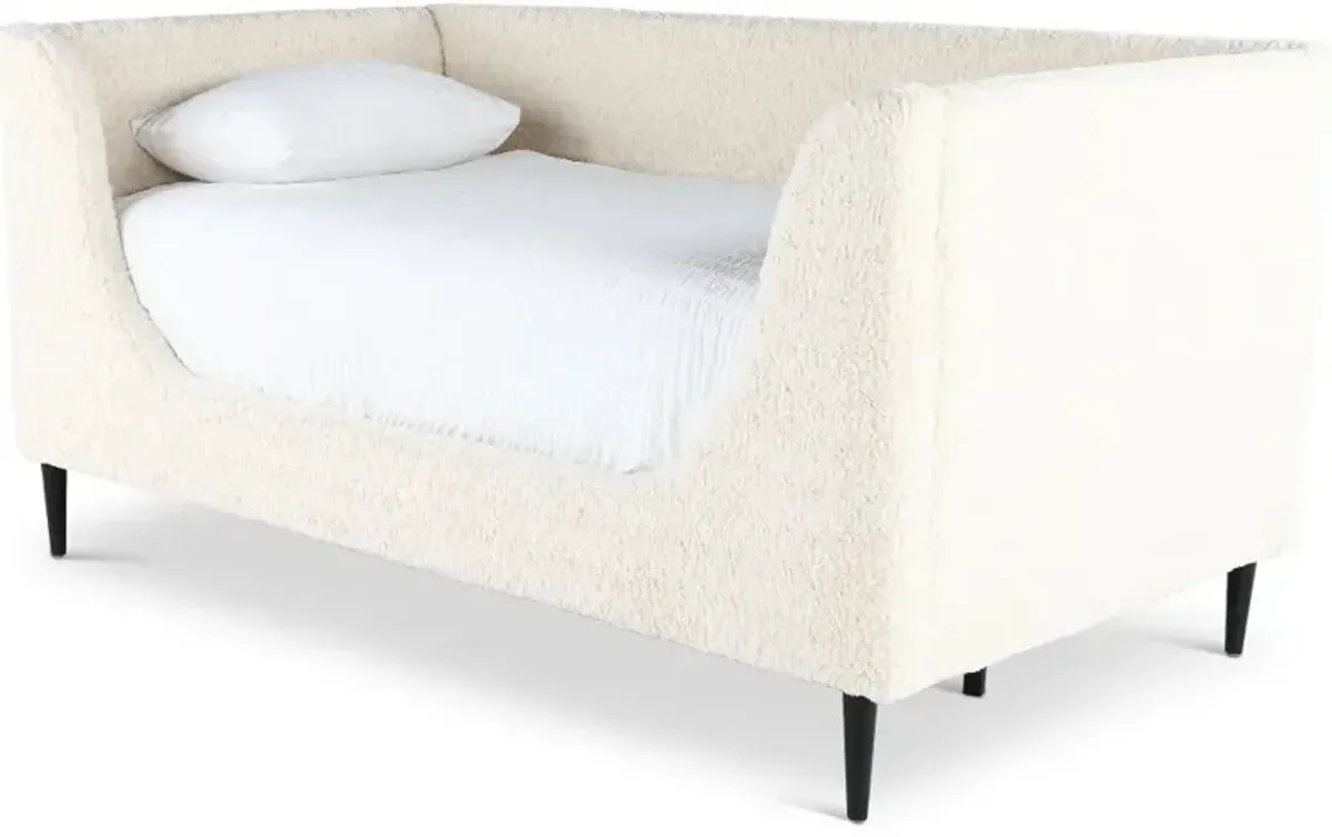 Reese Off-White Twin Upholstered Daybed