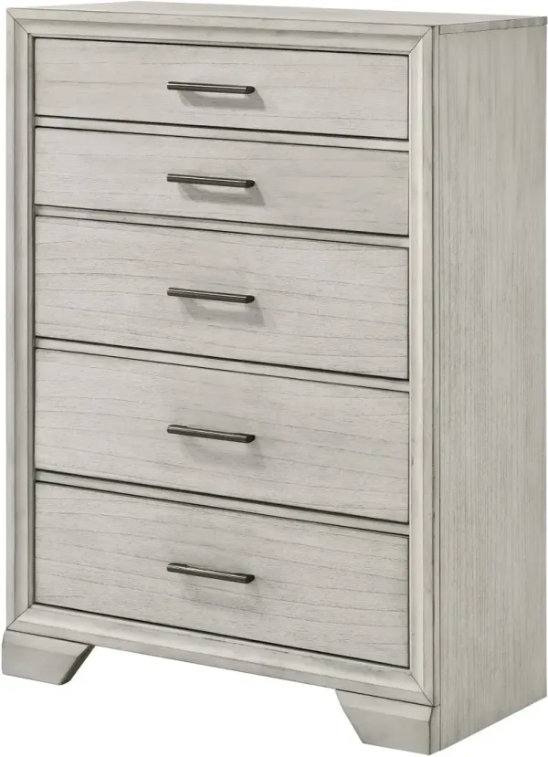 Jace White Chest of Drawers