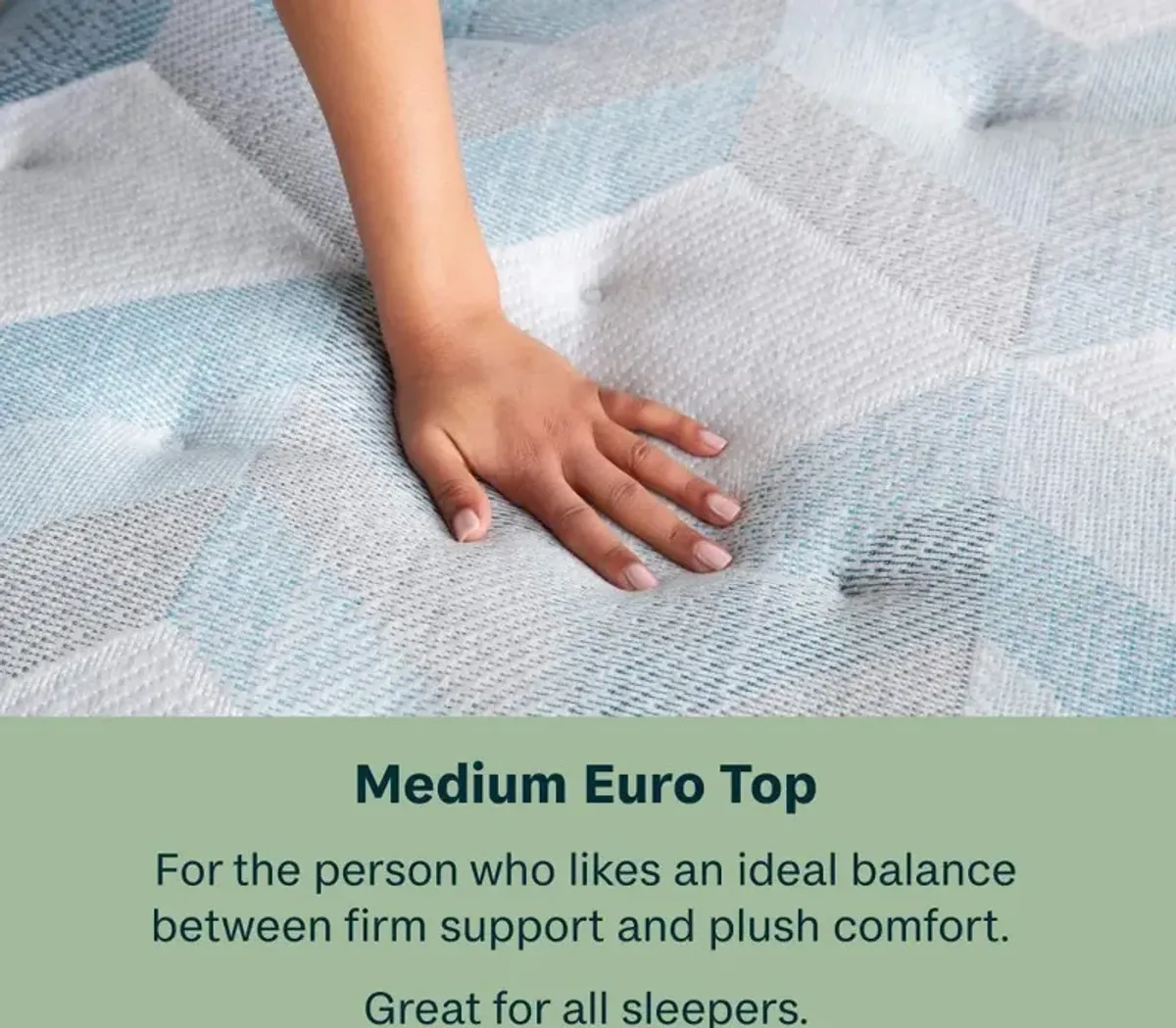 BeautySleep Dream Weaver Medium Euro Top Twin Mattress