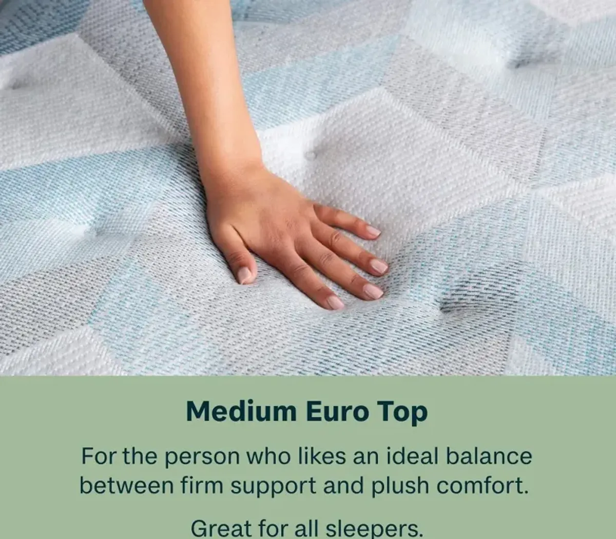 BeautySleep Dream Weaver Medium Euro Top Queen Mattress