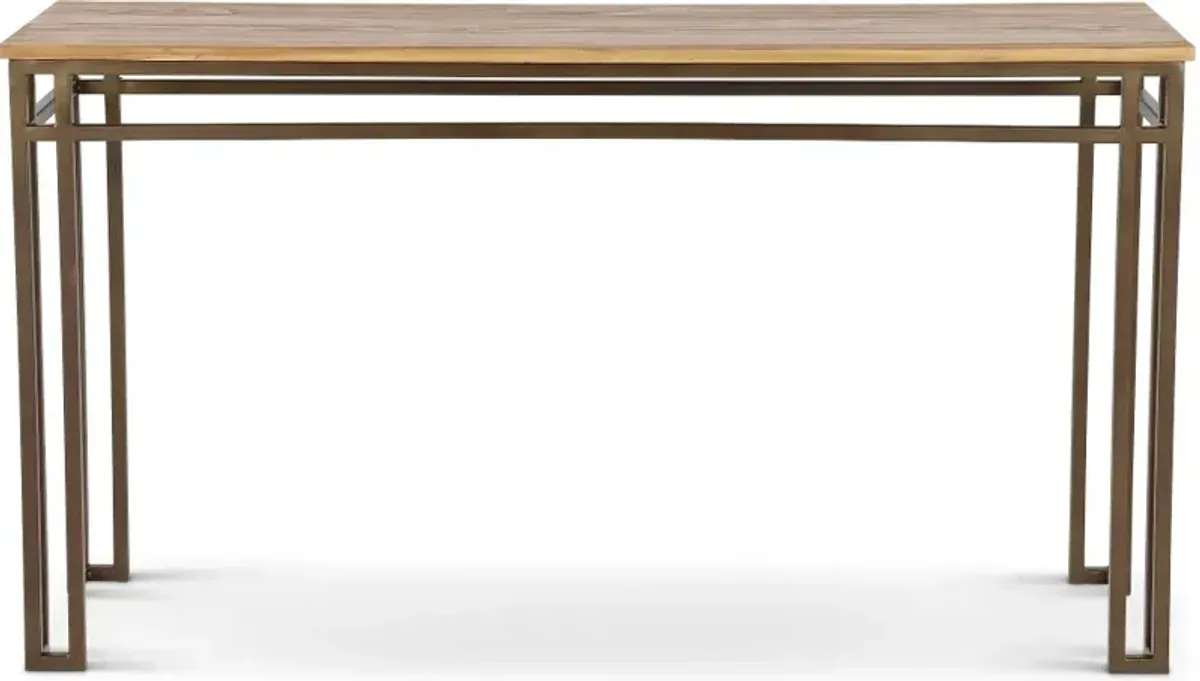 Limestone Brown Sofa Table