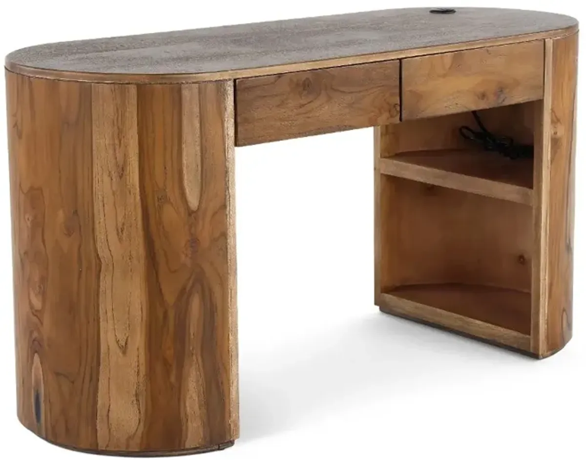 Balam Brown Desk