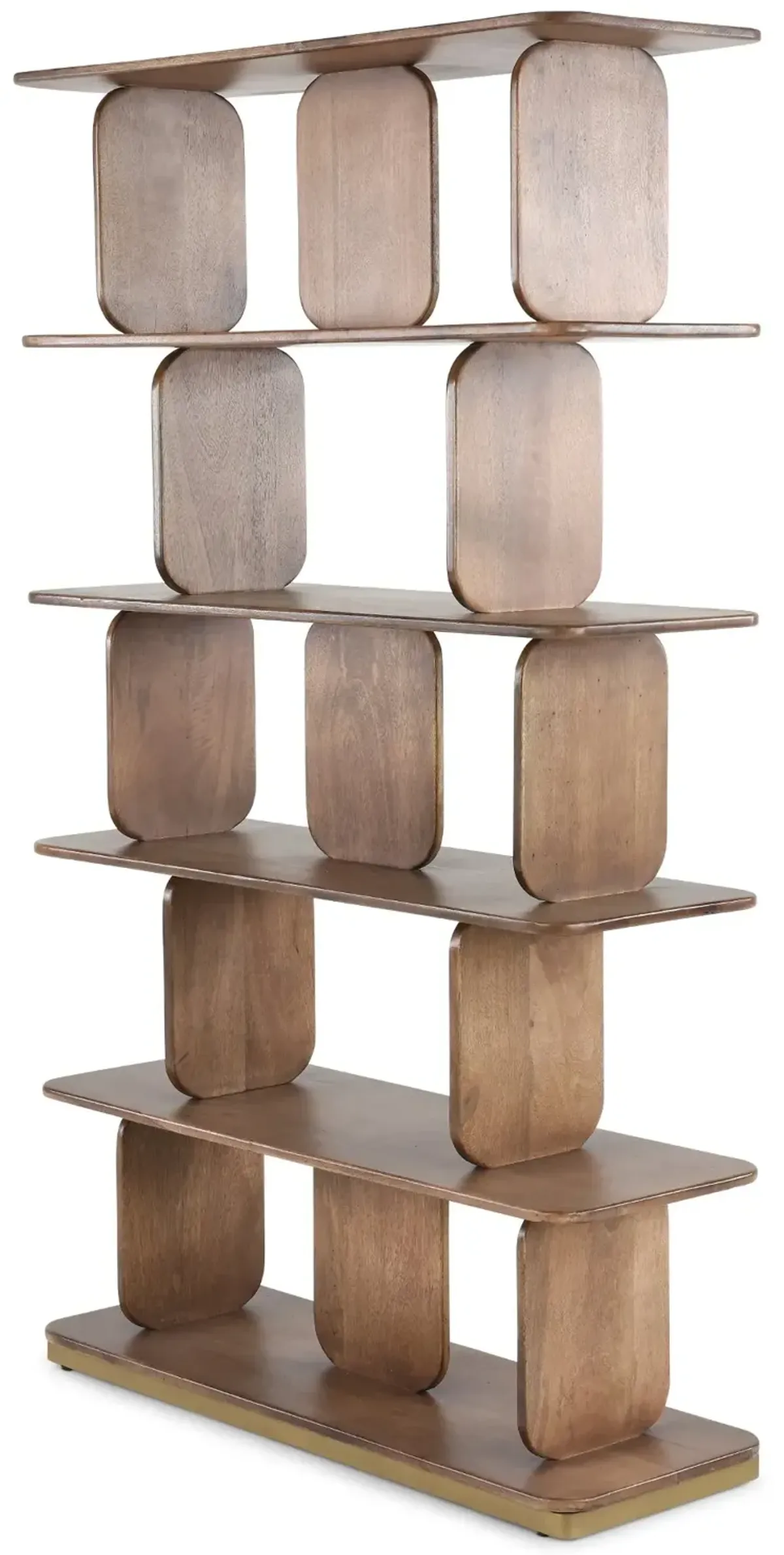 Mezquite Brown Bookcase