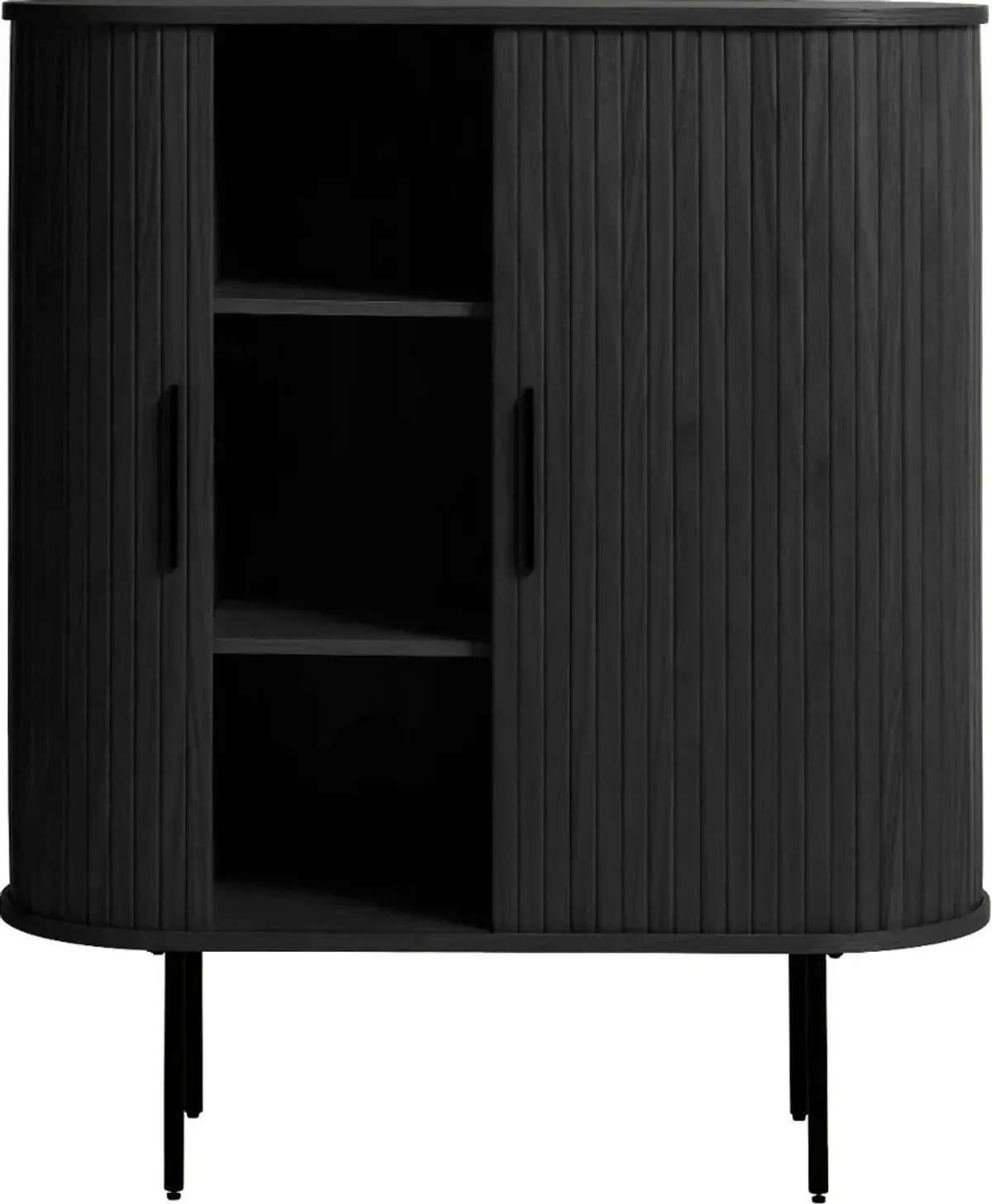 Nola Black Oak Accent Table