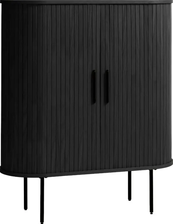 Nola Black Oak Accent Table