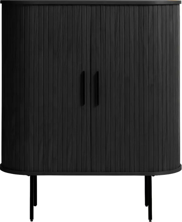 Nola Black Oak Accent Table