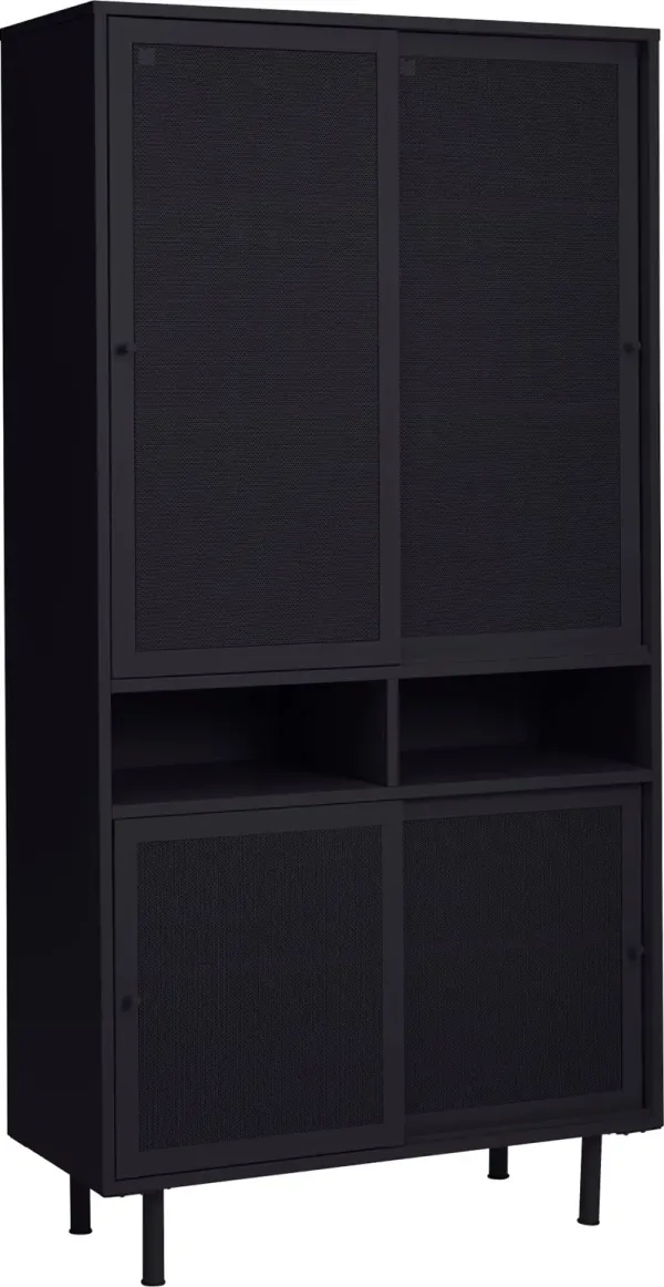 Veep Black Metal Cabinet