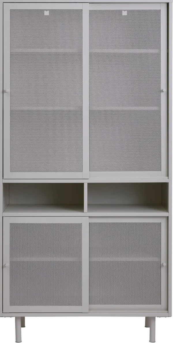 Veep Gray Metal Cabinet