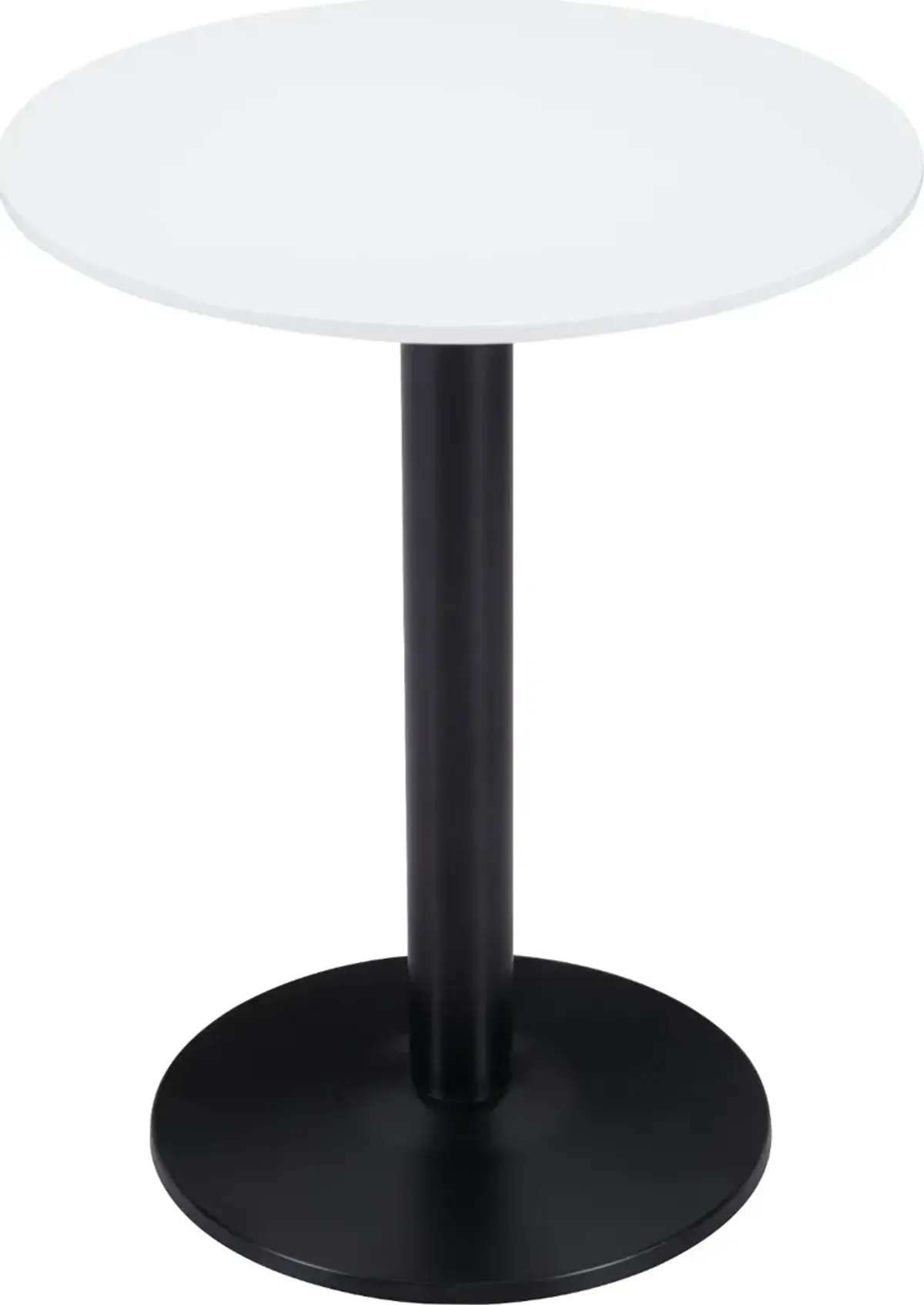 Padova Black & White Round Bistro Table