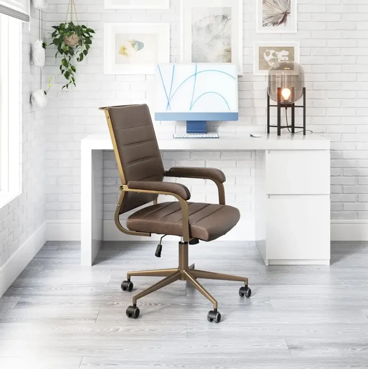 Pescara Brown Office Chair