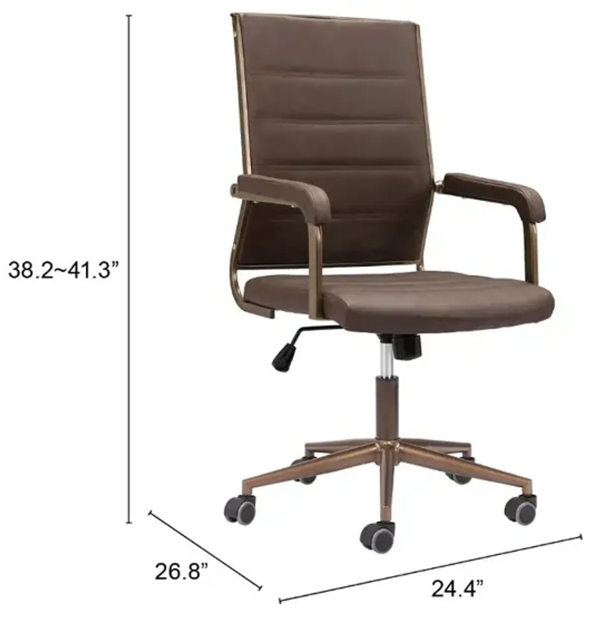 Pescara Brown Office Chair