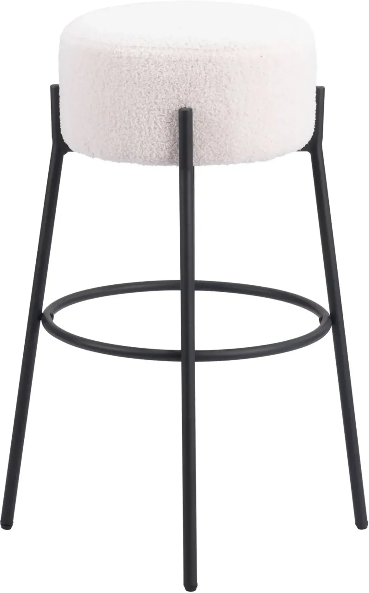 Anzio Barstool Ivory