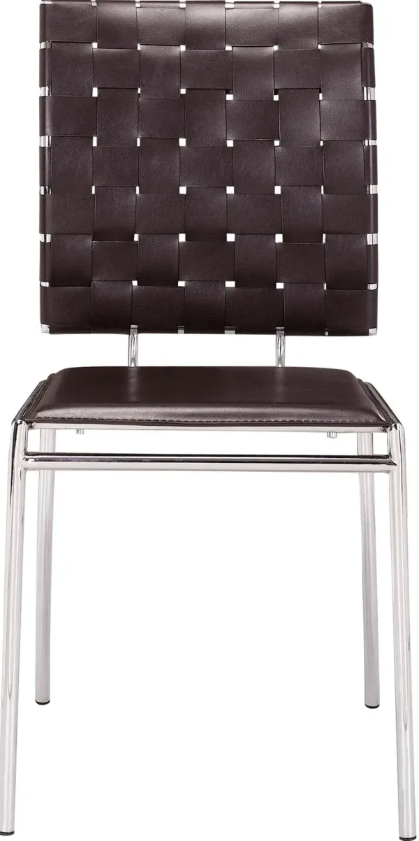 Venaria Espresso Cross-Back Dining Chair