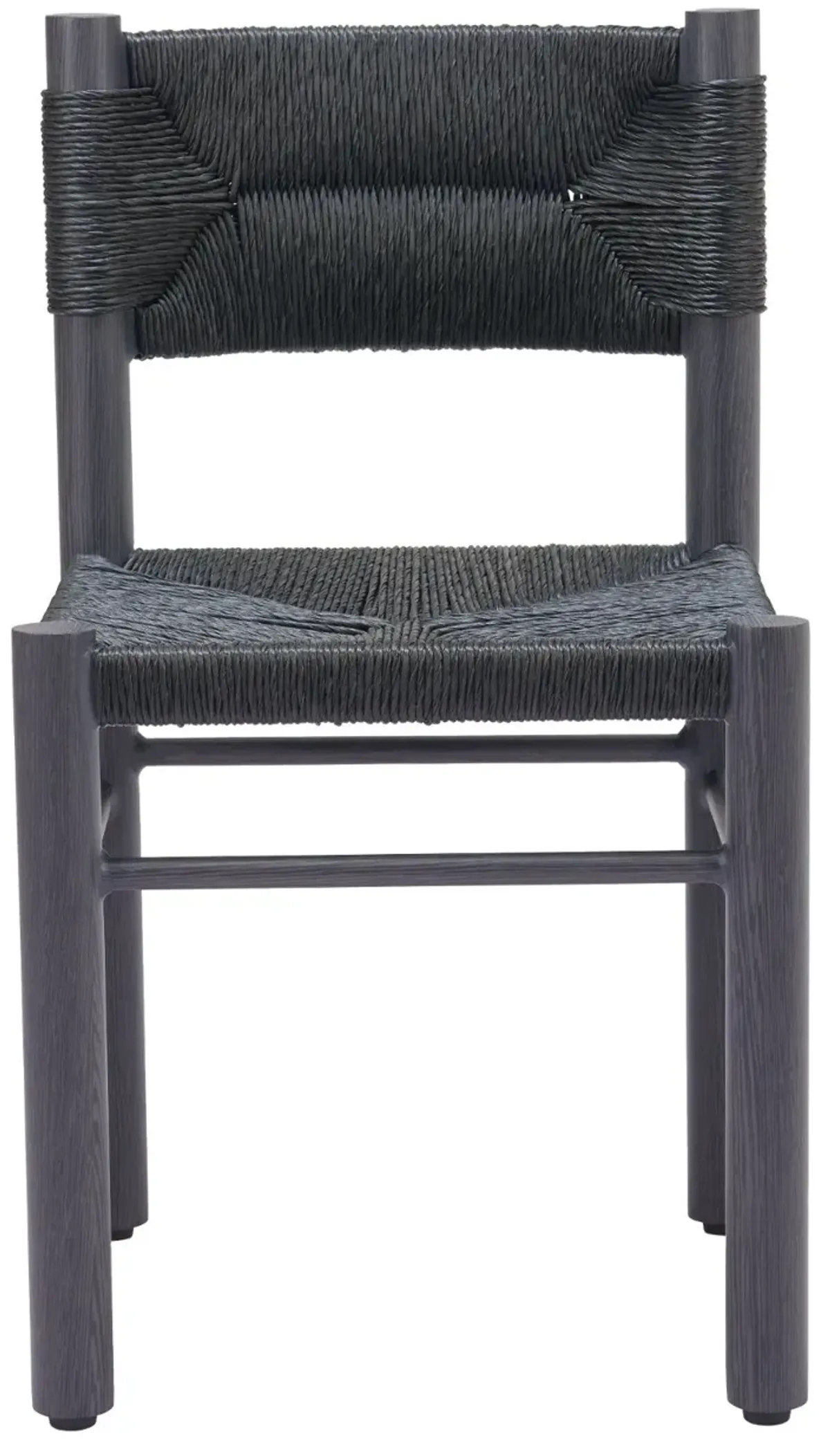 Calvizzano Black Outdoor Dining Chairs, Set of 2