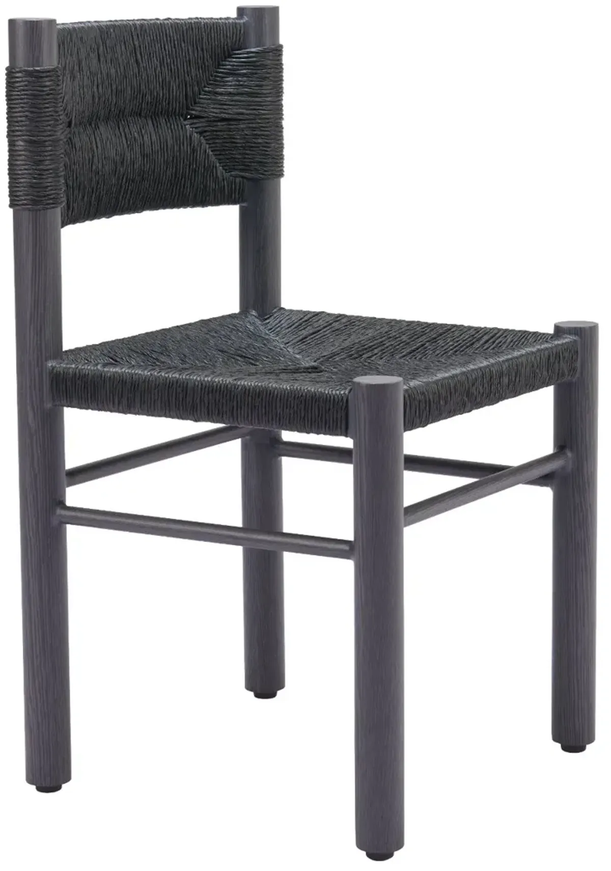 Calvizzano Black Outdoor Dining Chairs, Set of 2