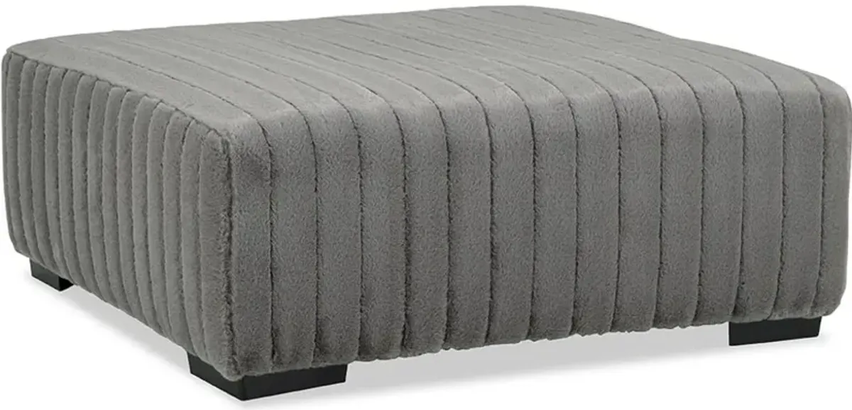 Hendrix Gray Cocktail Ottoman