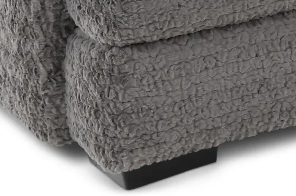 Hendrix Gray 4 Piece Sectional with Double Chaise