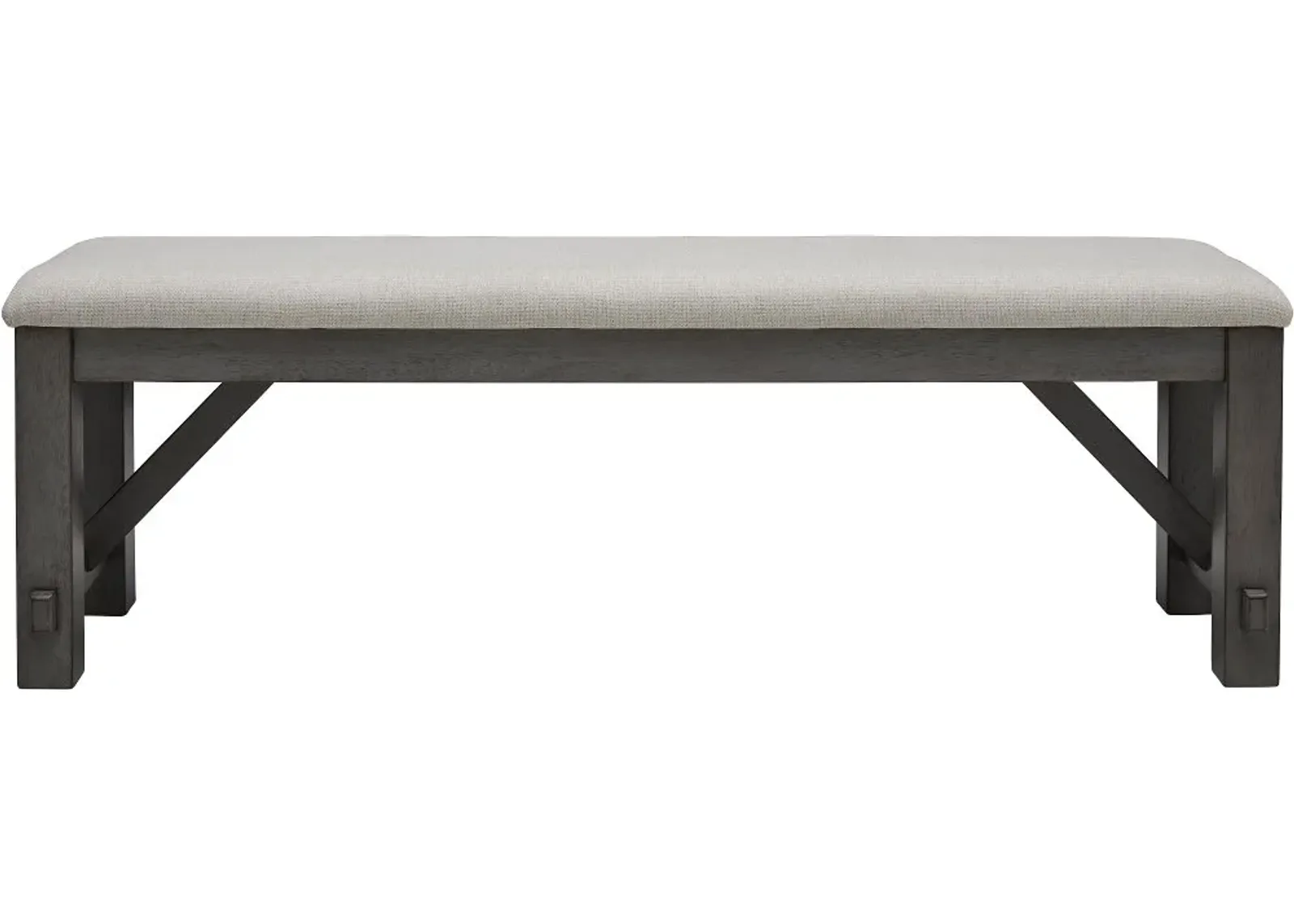 Ann Arbor Brown Upholstered Dining Bench