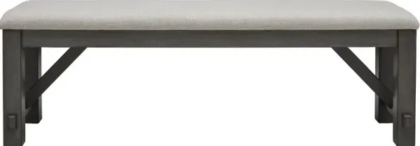 Ann Arbor Brown Upholstered Dining Bench