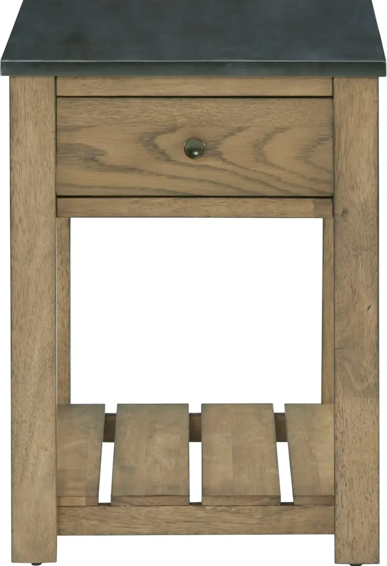 Breckenridge Brown Chairside Table