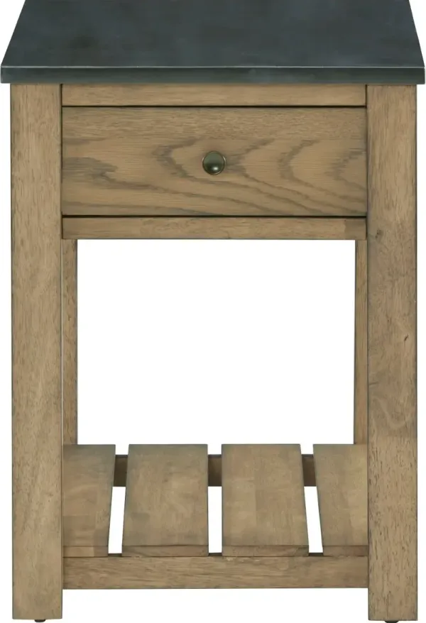 Breckenridge Brown Chairside Table