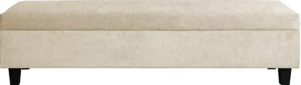 Arlene Cream Upholstered Storage Bench