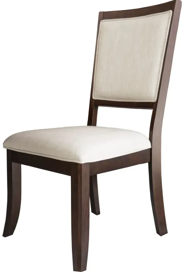 Brock Cream Upholstered Dining Chairs, Set of 2