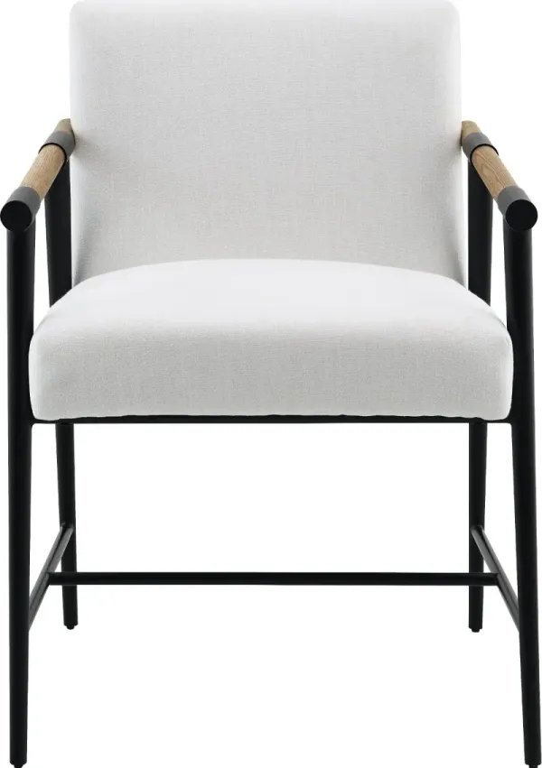 Pacifica White Upholstered Dining Chair