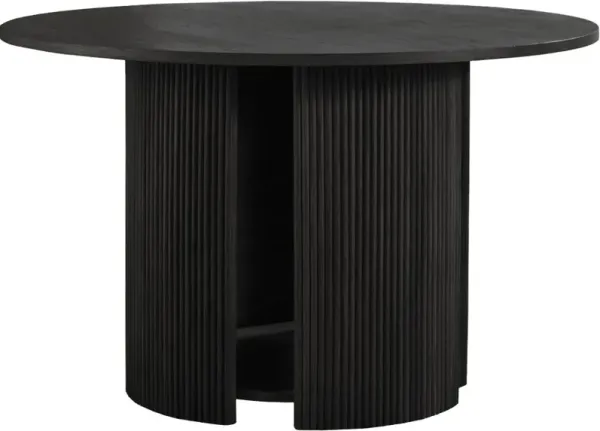 Pacifica Black Round Dining Table
