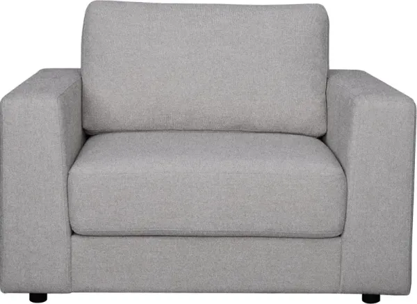 Ellie Light Gray Oversized Armchair