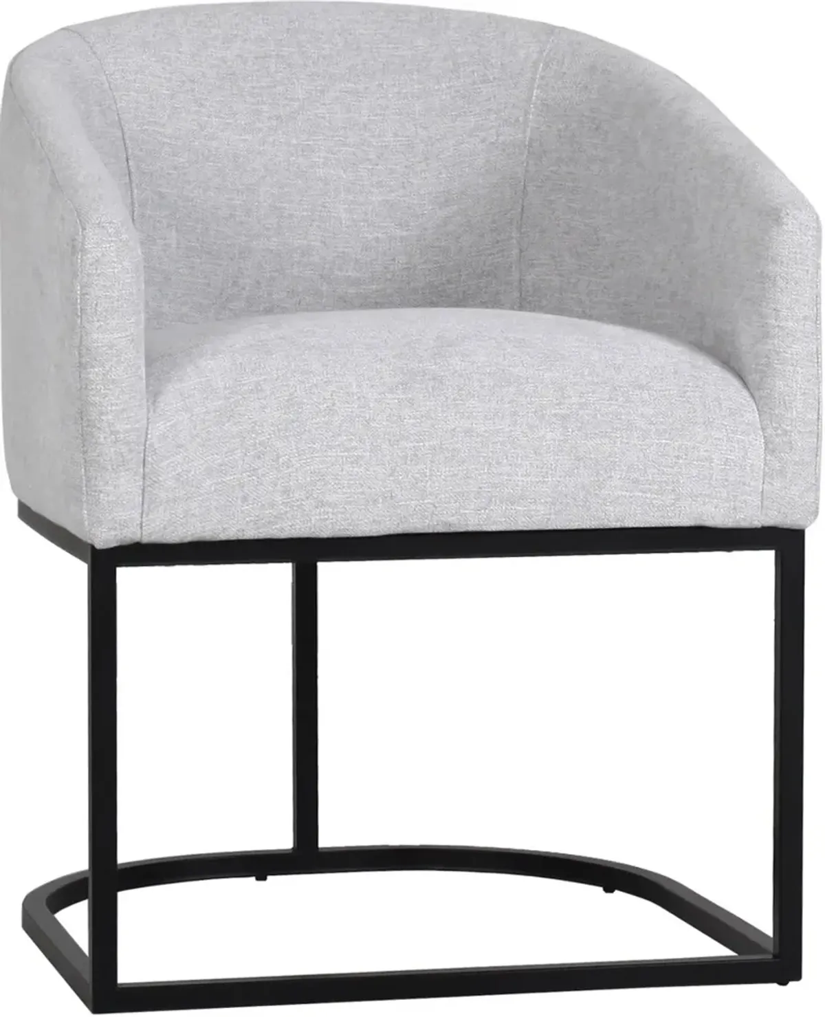 Josephine Light Gray Upholstered Dining Chair