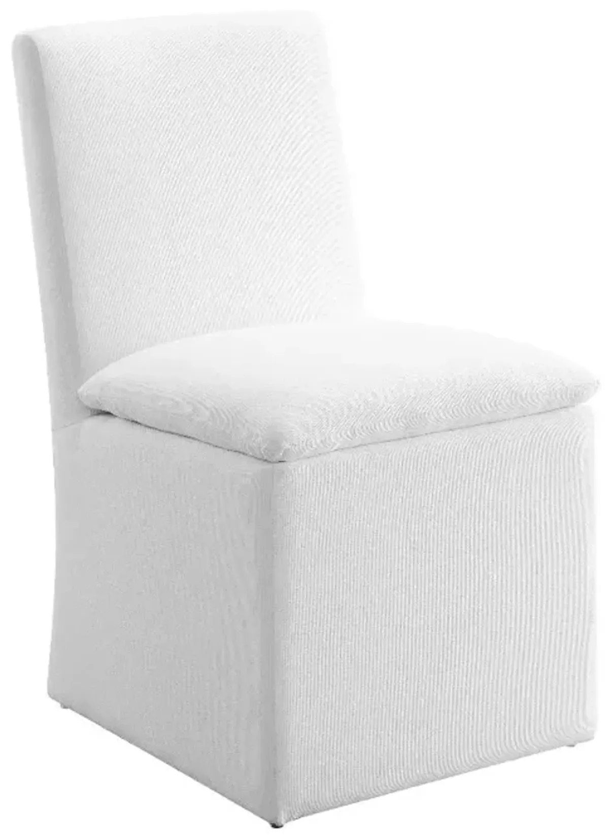 Mariana White Stain-Resistant Upholstered Dining Chair