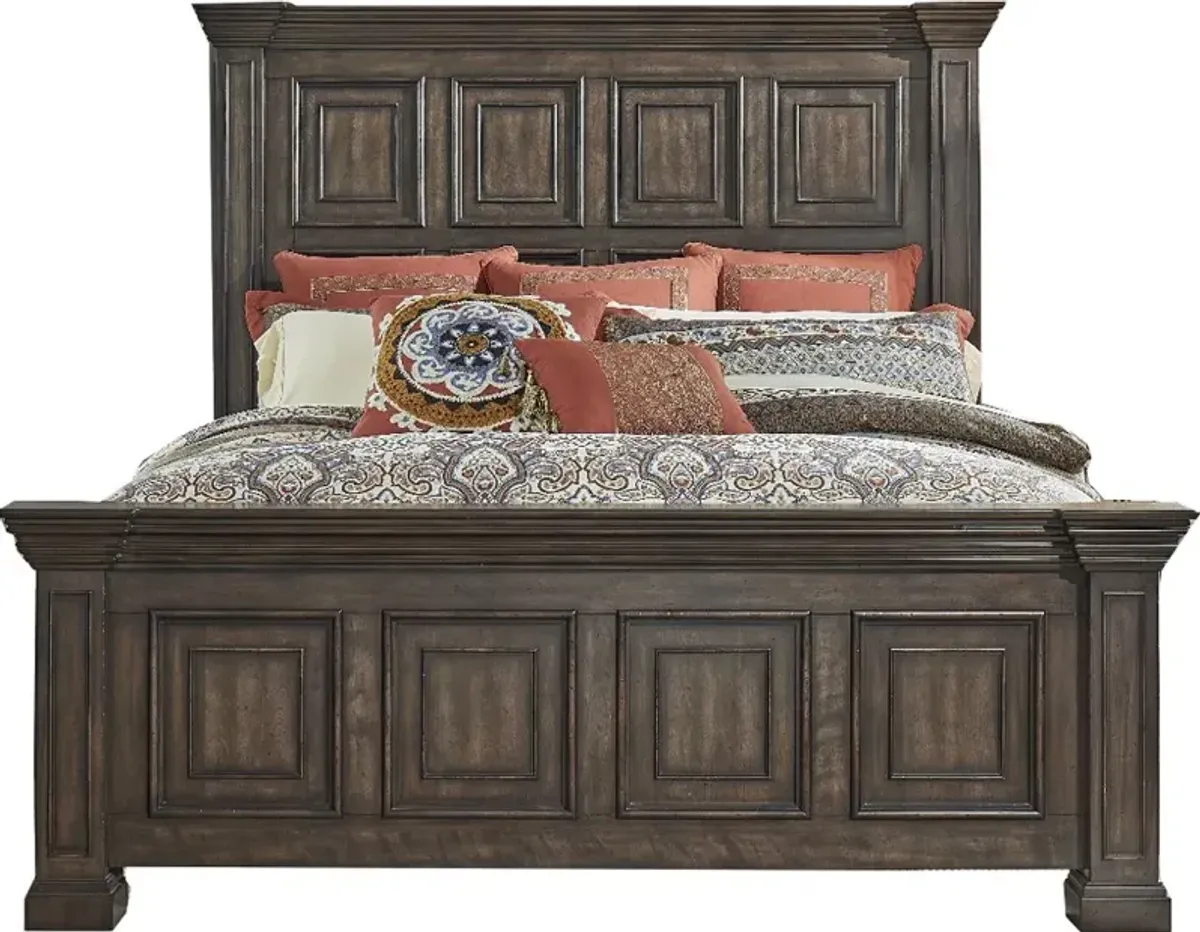 Big Valley Brown Queen Bed