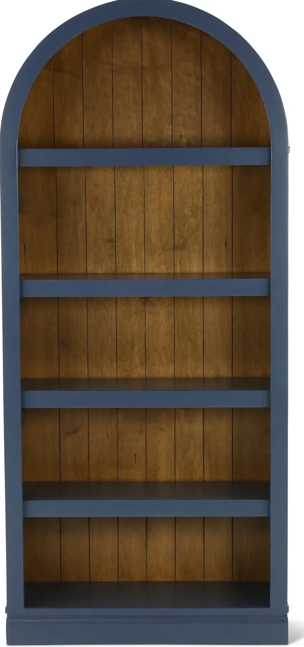 Artiste Blue 72" Arch Bookcase