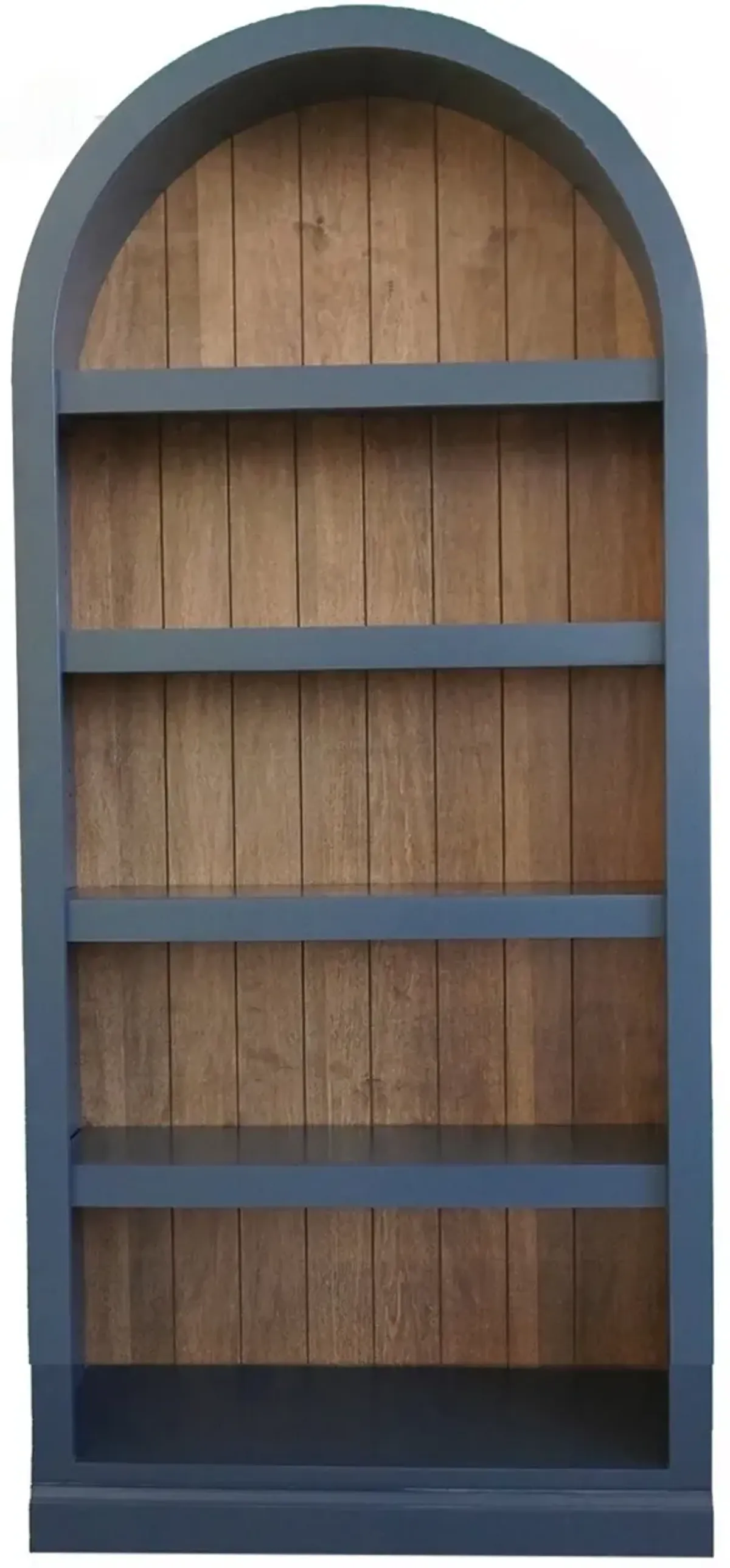 Artiste Blue 72" Arch Bookcase